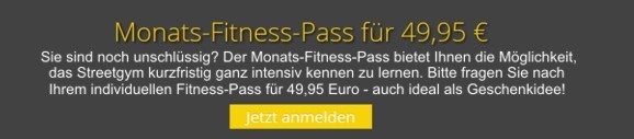 Monats Fitness Pass