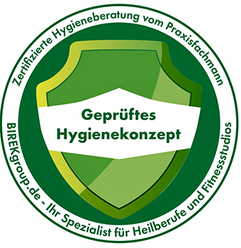 Logo Geprüftes Hygienekonzept